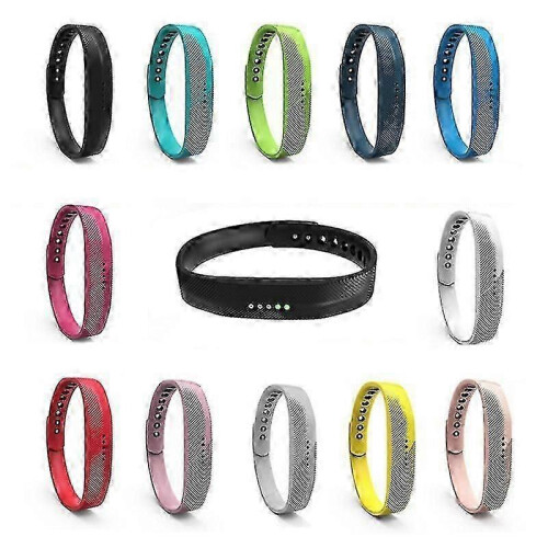 (S, Khaki) Fitbit Flex2 Silicone Wristband Replacement Sport Bracelet 2