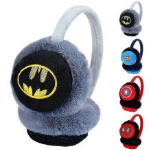 (Batman) Kids Boys Girls Superhero Earmuffs Batman Spiderman Winter Warm Ear Warmer