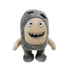 (Grey) Plush Oddbods Cartoon Toys Dolls Soft Cute Bubbles Oddbods Plush Toy For Kids
