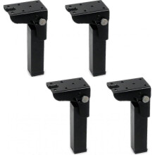 (300MM) 4PCS 300mm Foldable Iron Table Legs with Locking Hinge 90 Degree