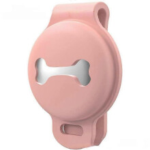 (pink) Smart GPS Dog Tracker Anti-Lost Pet Locator for Cats Dogs Birds Wearable Bluetooth Tracking Device