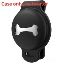 (black) Smart GPS Dog Tracker Anti-Lost Pet Locator for Cats Dogs Birds Wearable Bluetooth Tracking Device