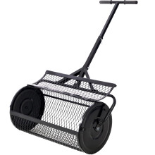 784853267901 24' Peat Moss, Compost Metal Mesh with TShaped Handle for Lawn and Garden Care