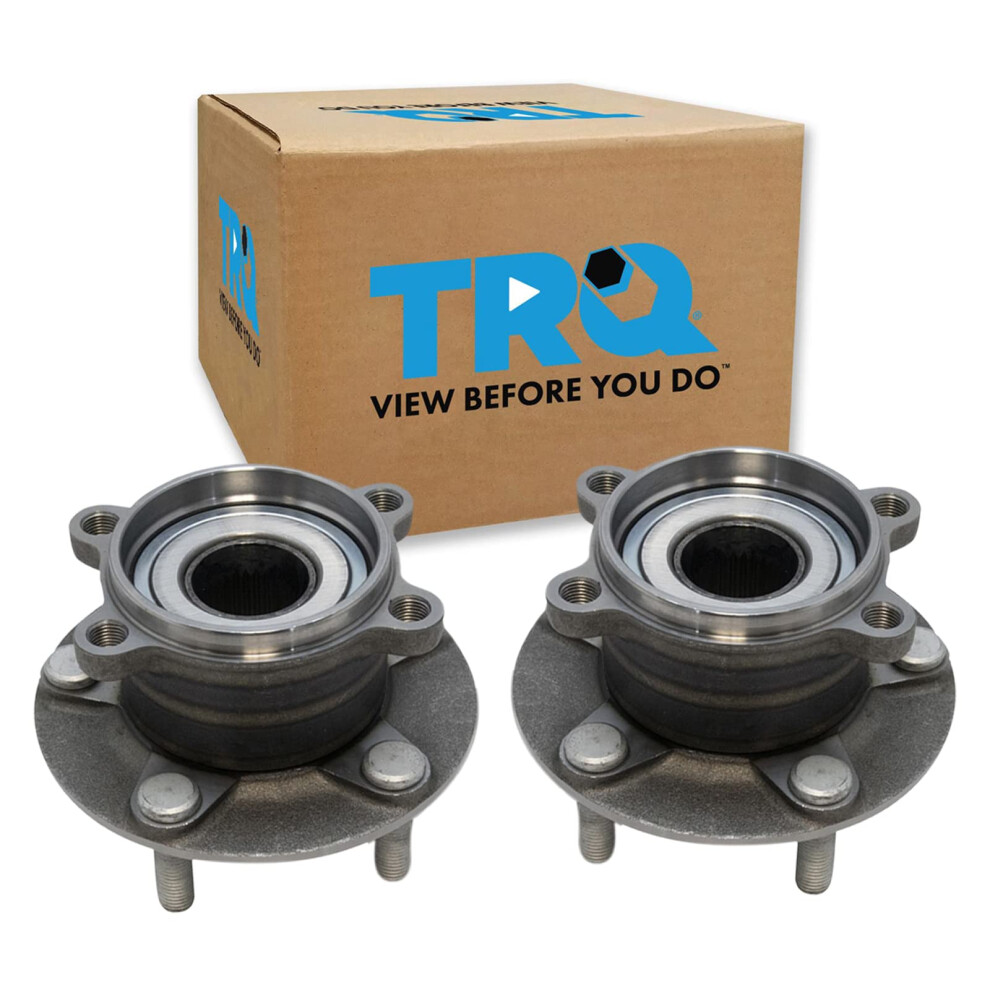 Trq Rear Wheel Hub Bearings Assembly Set Compatible With 2013-2023 Mazda Cx-5 191213652022