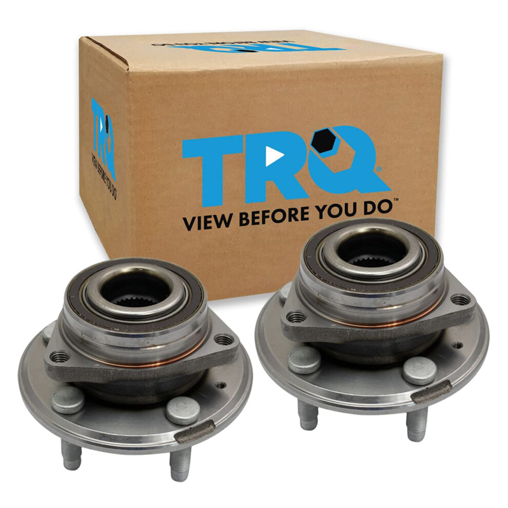 Trq Front Rear Wheel Hub Bearings Assembly Set Compatible With 2009-2016 Cadillac Cts 2012-2015 Chevrolet Camaro 191213654439