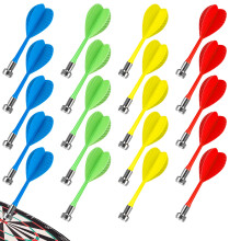 Pack of 20 Magnetic Darts: Safety,, Professional, 4 Colours Mix Ref: 3388