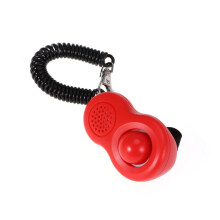 4pcs Pet Training Clicker Kit Cat Dog Training Kit Professional Design Humane Clicker Wrist Strap Elastic Ring