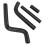 4Pcs Motorcycle Radiator Hose Thickened High 4