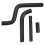 4Pcs Motorcycle Radiator Hose Thickened High 1