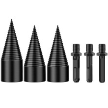 Wood Splitting Drill Bit Firewood Chopper Drill Bits Wood Drill Screw 42mm 3pcs
