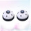 Dog Door Bells for Potty Training 2 Pack White Plastic Training Bells Flat Buttons for Easy 3