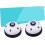 Dog Door Bells for Potty Training 2 Pack White Plastic Training Bells Flat Buttons for Easy 5