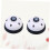 Dog Door Bells for Potty Training 2 Pack White Plastic Training Bells Flat Buttons for Easy 2