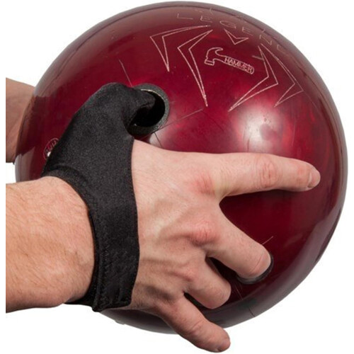 Bowling Gloves, Adjustable Thumb Glove, Compact Grip Protection for Bowling, Black 2