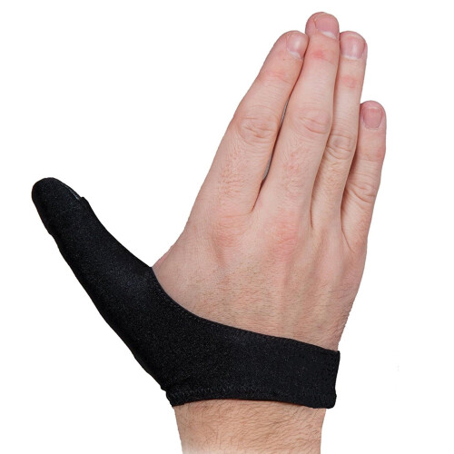 Bowling Gloves, Adjustable Thumb Glove, Compact Grip Protection for Bowling, Black