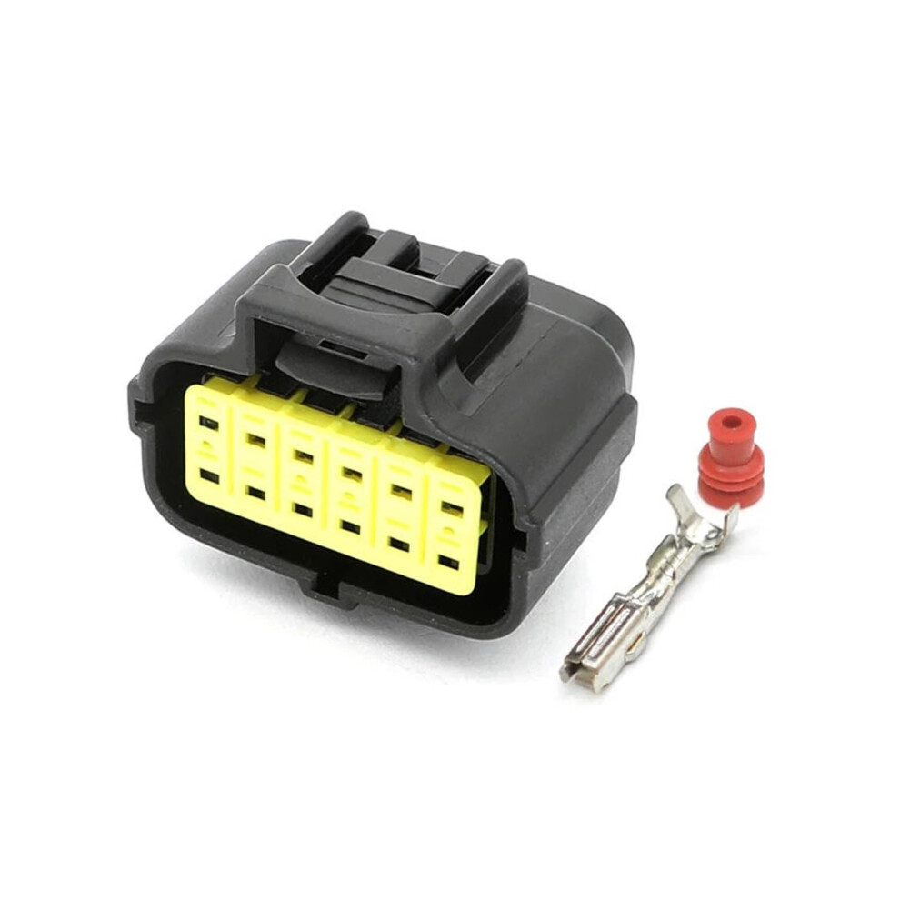 1Set 1746632 Amp 12Pin Automotive Connector Male Female Sealed Harness Additional Terminals/Seal 1746612(Female Set) 6276012675312