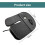 Archery Finger Tab Double Layer Protective Pad Black 1 Piece 5