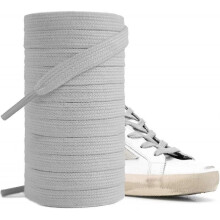 Cotton Shoe Laces for Golden Goose Sneakers, 100% Cotton Flat Athletic Shoelaces