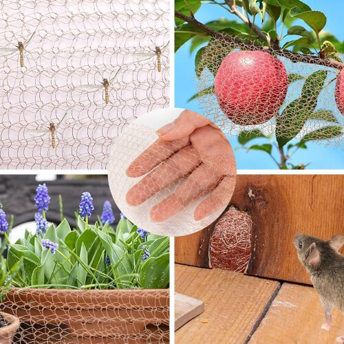 Copper net agat snails, 9 m x 13 cm, double layer snail repellent Ref: 2503 1