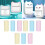 9 Pcs Mini Printing Paper Roll Different Colors 12