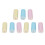 9 Pcs Mini Printing Paper Roll Different Colors 10