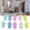 10pcs Knitting Thimble Plastic Portable Glossy 11