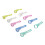 10pcs Knitting Thimble Plastic Portable Glossy 6