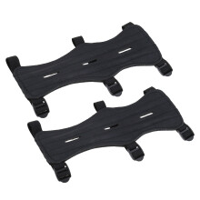Pack of 2 Archery Arm Guards Black with Adjustable Straps Cowhide Archery Protective Equipment