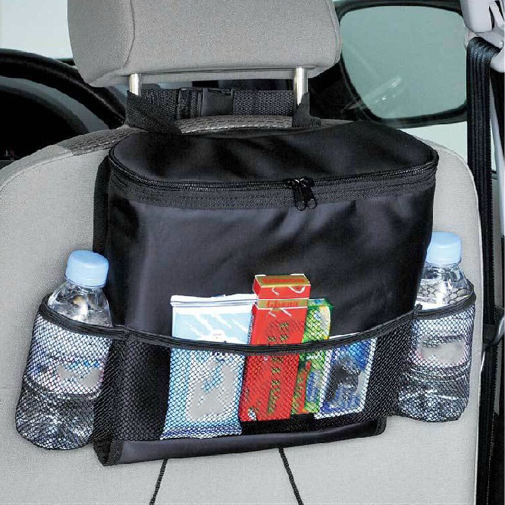 Insulated Car Seat Back Organizer With Cooler Bag, Oxford 8491327670724