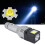 Car Plug In Flashlight Rechargeable Dual Light 12