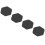 4pcs Tennis Vibration Dampener Hexagonal Shock 6