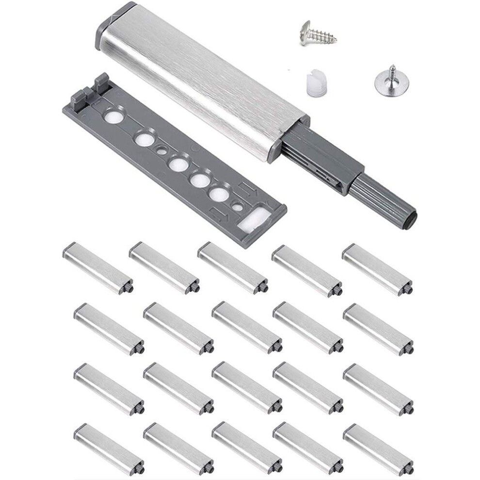 Cabinet Latch Door Drawer Push To Open Door Catches System Damper Buffer Catch Set Kit Pack Of 20 6276012676715