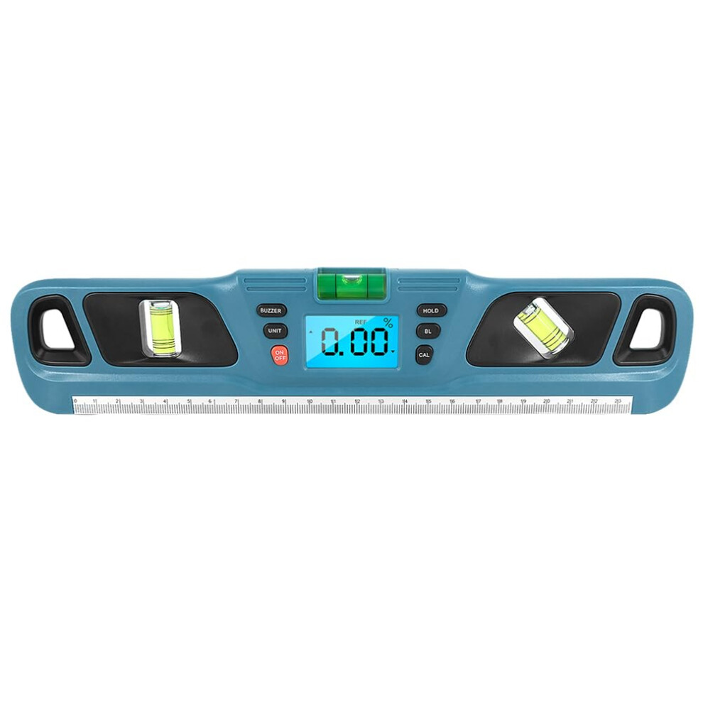 Axpsg1t0w22e23qz4231 Digital Blue Level Ruler Measuring Tool Level Gauge Angle Finder Protractor 6276012712093