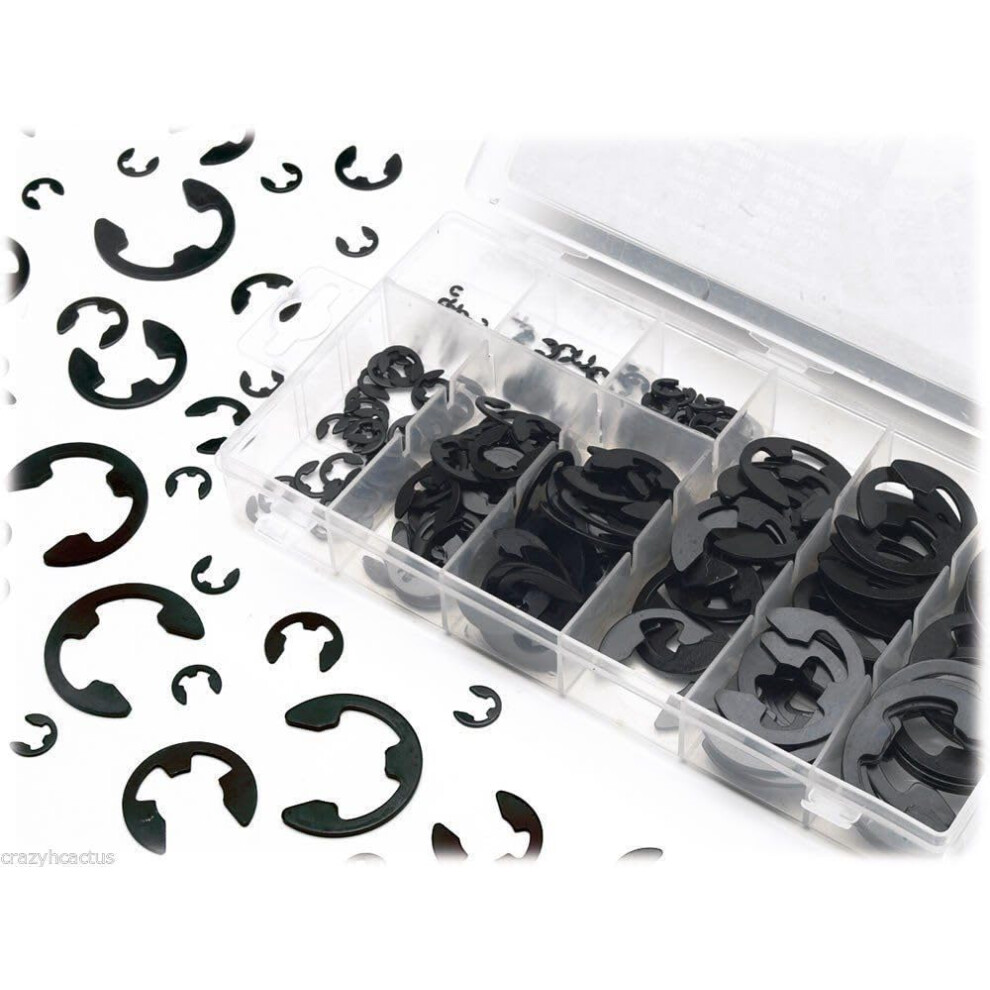 300Pc E Clip Eclip Retaining Ring Assortment Radial Shop Garage 6276012712215
