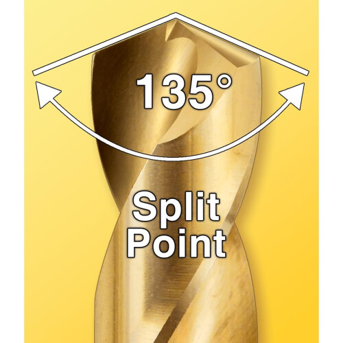 04005 5/64-Inch Cobalt Steel Drill Bit, 135-Degree Split Point, 12-Pack Ref：zQG 1