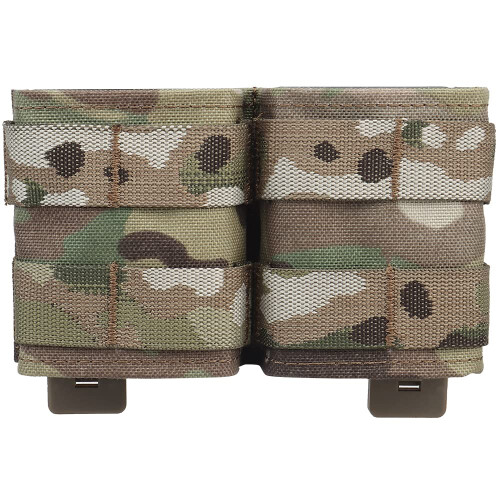 Low Double 5.56mm AR MOLLE Magazine Pouch with Magazine Pouch Insert Clip