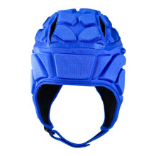 Rugby Helmet Headgear Scrum Cap Hockey Head Protector Protect Hat (Color : Blue S)