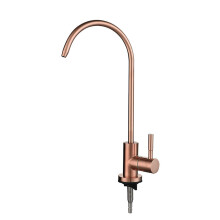 Kitchen Faucet Kitchen Sink Faucet Kitchen Drinking Water Faucet Stainless Steel Water Filter Faucet for Laundry Table, Sink/Rose Gold