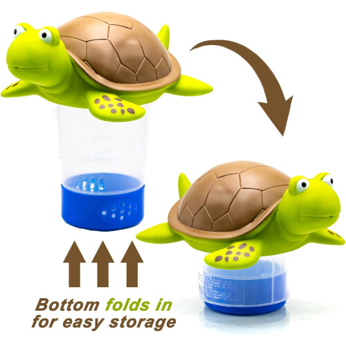 Floating Chlorine Dispenser Premium Turtle Design 2