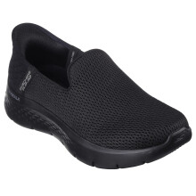 Skechers Dam Hands Free Slip-Ins Go Walk Flex-Relish Sneakers, Svart, 12 Smal