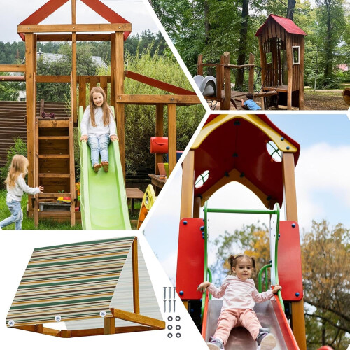 Swing Cover Outdoor, TARP Replacement  Play Set Canopy 2