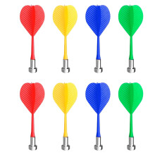 Pack of 8 Magnetic Darts, Safety Replacement Arrows, Indoor Game Target Accessories, Soft Darts, 4 Colour Mixing (Green, Red, Yellow, Blue)