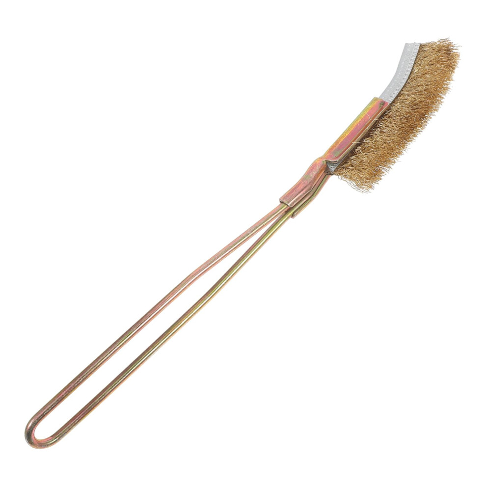 Grill Brush Grill Cleaning Brush Metal Brush Rust Removal Brush Metal Surfaces Golden 6493810998157