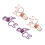 100Pcs Bunny Binder Clips Hollow Out Strong 3