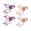 100Pcs Bunny Binder Clips Hollow Out Strong 4