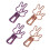 100Pcs Bunny Binder Clips Hollow Out Strong 7