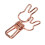 100Pcs Bunny Binder Clips Hollow Out Strong 14