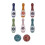 Kids Bowling Set 6PCS Pins and 2PCS Balls 10