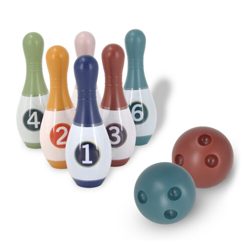 Kids Bowling Set 6PCS Pins and 2PCS Balls 2