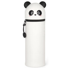 (Panda) Legami - 2 in 1 Pencil Case - Soft Silicone